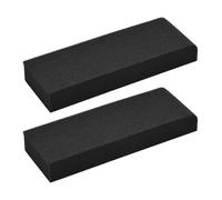 Jeffergarden 2 Packs Acoustic Isolation Foam Sloped Design Shockproof High Density Acoustic Isolation Studio Monitor Speaker Pads (27 X 10cm)