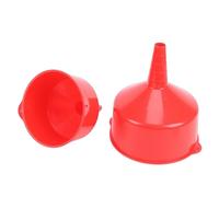Jeffergarden 2 Pcs Plastic Funnel Set 2L and 4L Wide Mouth, Multipurpose Kitchen Funnel for Liquid Transfer and Bottle Filling