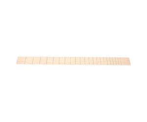 Jeffergarden 22 Fret Electric Guitar Fingerboard, Maple Wood, Pre Slotted for Custom Projects, Perfect for Cigar Box Guitars and Beginners, 510mm Length