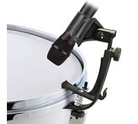 Jeffergarden 2PCS Drum Microphone Clamp/Holder Rim Mic Mount Holder Clamp Adjustable Clips Plastic Kit, 180 Degree Rotation, Easy to Install, 22mm Diameter, for 18-28MM Mics, with Self Locking