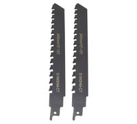 Jeffergarden 2PCS Reciprocating Saw Blades Set Wood Cutting Saw Blades Cemented Carbide with Large Tooth Spacing for Buildings (10 Inch)