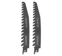 Jeffergarden 2PCS Reciprocating Saw Blades Set Wood Cutting Saw Blades Cemented Carbide with Large Tooth Spacing for Buildings (9 Inch)