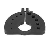 Jeffergarden 3-12mm Drill Bit Sharpener Portable Grinding Tool for HSS Carbide Cobalt Bits 10 Hole Sizes User-Friendly Accessory (Black)