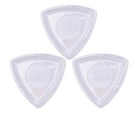Jeffergarden 3 Pack LED Guitar Picks ABS Hardness Plectrum for Acoustic Electric Bass Guitar Built-in Light Illuminates on Strum (Green Light)