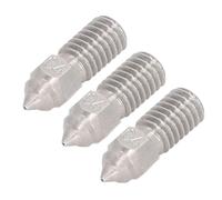 Jeffergarden 3 Pcs 0.4mm 3D Printer Nozzle Stainless Steel 3D Printer Tools Compatible with A Range of for Materials, for ElegooNeptune 4 4pro