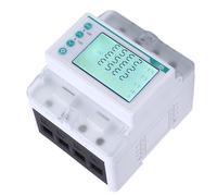Jeffergarden 3 Phase 4 Wire Energy Meter WiFi Smart Power Meter with Over Under Voltage Protection Overload Protection for Remote Energy Monitoring Via Smart Life App Large LCD
