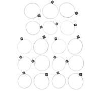 Jeffergarden 3 Set Classical Guitar Strings Nylon Guitar Strings, Nylon Acoustic for E-1st B-2nd G-3rd Cores Silver Plated Wound for D-4th A-5th E-6th (NX35)