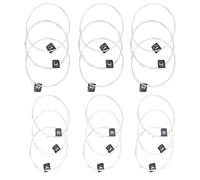 Jeffergarden 3 Set Classical Guitar Strings Nylon Guitar Strings, Nylon Acoustic for E-1st B-2nd G-3rd Cores Silver Plated Wound for D-4th A-5th E-6th (NX36)