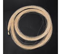 Jeffergarden 32-Inch Unbleached Mongolian Stallion Bow Hair for Violin Viola Cello Bass Bow Hank Replacement with Materials for Stringed Instrument Accessories