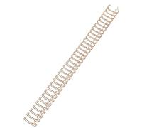 Jeffergarden 34 Loop Double Loop Wire Binding Spines 3:1 Pitch 9/16 Inch Binding Wires 120 Sheet Capacity with Nylon Coating for A4 Paper Documents Reports (Bronze)