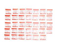 Jeffergarden 34Pcs Watch Glass Lens 16 to 32.5mm Mineral Convex Surface Concave Back with Highly Clear Smooth Treatment Watch Accessories