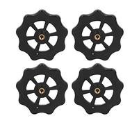 Jeffergarden 3D Printer Hand Twist Nut, Plastic Hot Bed Leveling Tool, 4 Pcs Adjustable Nuts for CR-10 Ender-3