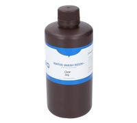Jeffergarden 3D Printer Resin Water Washable Curing High Resolution 80 Shore Hardness 1KG Transparent with Wax for Easy Burnout Clean Casting Jewelry Thick Designs Bracelets Metal Parts LCD