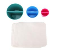 Jeffergarden 3pcs Cone Pottery Tool 3 Sizes Ceramic Shaper with 10Pcs Suede Fabric for Potters Clay Artists Beginners Plastic 3D Printed Efficient Shaping Easy to Use Professional