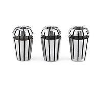 Jeffergarden 3Pcs ER11 Spring Collet Set for CNC Engraving Machine Precision Tooling Compatible with 4mm 1/8 6mm Sizes