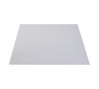 Jeffergarden 3Ply Construction Electric Guitar Pickguard Board, DIY Blank Scratch Plate PVC Material for Guitar Bass, with High Temperature and No Adhesive Back (White)