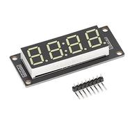 Jeffergarden 4 Digit 7 Segment LED Display Module 0.56 Inch Screen Digital Tube TM1637 Clock Module Easy Connect Microcontroller Counter for Timers and Displays