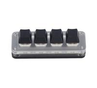 Jeffergarden 4 Key Mechanical Mini Keypad Programmable Mini Macro Keyboard One Handed Gaming Keypad with Red Switches Onboard Memory USB C Cable for Gaming Office Editing OSU