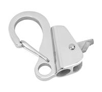 Jeffergarden 4 Pcs Boat Anchor Hooks 3/8 To 5/8 Inch Opening Boat Rope Hook 316 Stainless Steel Slide Anchors