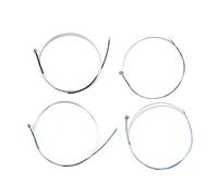 Jeffergarden 4 PCS Violin Strings Universal Full Set Magnesium Aluminum Wound Steel Core Strings for Violin Players Beginners (Type 2)