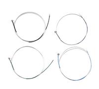 Jeffergarden 4 PCS Violin Strings Universal Full Set Magnesium Aluminum Wound Steel Core Strings for Violin Players Beginners (Type 3)