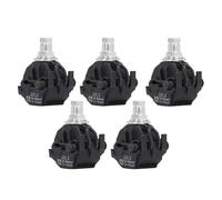 Jeffergarden 5Pcs Ground Insulation Piercing Connector, Sturdy Insulated Clamp, No Peeling Easy Installation, 1KV Voltage for Street Lighting and Power Applications (JJC-2)