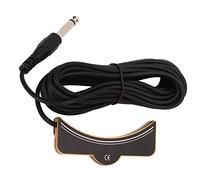 Jeffergarden Acoustic Guitar Pickup, Compact Plastic and Metal Design, Clean Sound Quality with Low Feedback, Ideal for Musicians and Performers