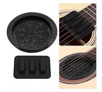 Jeffergarden Acoustic Guitar Sound Hole Cover, Premium Silicone Mute Muffler, Feedback Reducer for Practice and Live Performances