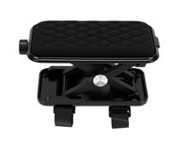 Jeffergarden Adjustable Chair Arm Pad 45-120mm Memory Foam Support | Memory Foam Elbow Cushion, Silicone Straps, Office Gaming, Mobility Scooter Compatible, Flat or Curved Rests