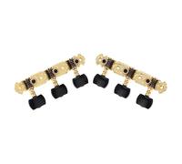 Jeffergarden Alice AOS-020B3P Tuner, Gold-Plated Classical Guitar Tuning Pegs, Exquisite Flower Design, Compatible with Acoustic Guitars