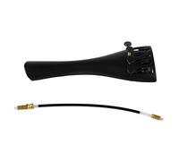 Jeffergarden Aluminium Alloy Violin Tailpiece with 4 Fine Tuners for 3/4 / Violins, Accurate Tuning, Durable Aluminum Accessory