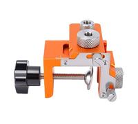 Jeffergarden Aluminum Alloy Dowel Jig Kit Adjustable Clamping Range Woodworking Drill Locator with 8mm 15mm Metal Bushings for Drilling Holes on Wooden Doors