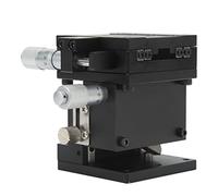 Jeffergarden ALUMINUM ALLOY Fine-Tuned Accuracy STRONG ALUMINUM ALLOY, Durable Long Service Life, Black Anodized Manual XZ Axes Adjustable Linear Stage Slide Table With STRONG