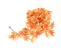 Jeffergarden Artificial Plant Decoration, Plastic Fake Hanging Maple Leaf