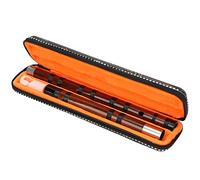 Jeffergarden Bamboo Flute E Key Dizi, Handmade 8 Year Dry Bitter Bamboo Instrument, 2 Section Design with Cloth Box and Playing Kit, for Beginners Performance Grade Examination