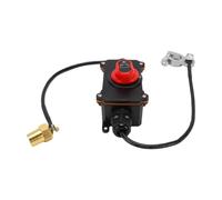 Jeffergarden Battery Disconnect Switch, ABS Brass Top Post Battery Cut | Battery Disconnect Switch, ABS Brass Top Post Battery Cut Off Switch 50A 12V to 48V DC, On Off with Cable