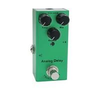Jeffergarden Boost Pedal, Micro Vintage Overdrive, Drive and Classic Chorus, Analog Delay, Lightweight Single Pedal with LED Indicator for Electric Guitar (Dark green)