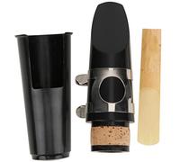 Jeffergarden Clarinet Mouthpiece with Vibrating Reeds, Mellow Tone, Long Service Life Ideal for Clarinet Players and Music Lovers, Mouthpiece Sax Wooden Reeds ABS Headjoint