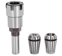 Jeffergarden Collet Chuck, Lathe Extension Pole 1/2in Shank Router Milling Cutter Holders 6.35mm and 13mm CNC Tool, for Trimming Engraving Machine, Electric Wood Milling Machine