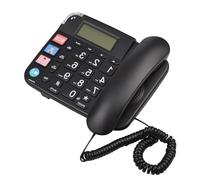 Jeffergarden Corded Telephone with Big Buttons, Retro Design, Smart Backlight, VIP Incoming Call for Home and Office Use (#1B)