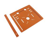 Jeffergarden Cutting Machine Base Plate, Phenolic Resin Material, Stable Support for Circular Saws, 28 X 25cm Cutting Range, Ideal for Woodworking and Carpentry