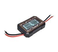 Jeffergarden DC Power Meter ABS Digital Power Meter 0 to 60V Large Screen | DC Power Meter ABS Digital Power Meter 0 to 60V Large Screen Backlight Switchable AH WH Ap Vm Wp for Solar Energy Systems