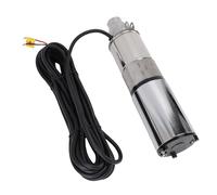 Jeffergarden Deep Well Submersible Pump, Stainless Steel, 260W Power, 40m Head, Ideal for Irrigation in Gardens and Farms
