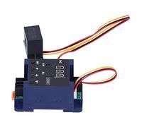 Jeffergarden Digital Display Ammeter Plastic, Digital Current Meter Display Ammeter Hall Sensor Current Sensing Switch with Overload Alarm Output Function SZD07 DC8-35V