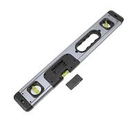 Jeffergarden Digital Magnetic Level, Aluminum Digital Level, Smart Alloy Electronic Tool Get Master with Smart Vertical Horizontal Bubble for Protractor Construction (Black)