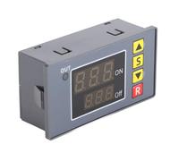 Jeffergarden Digital Timer Delay Relay Module, ABS Large Screen Relay Switch with OP CL LOP, 0 to 999s Min H Timing, Sleep Mode Reverse Connection Protection for Control Circuits (#1)