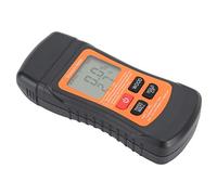 Jeffergarden Digital Wood Moisture Meter Wood Moisture Meter, Humidity Tester Handheld LCD Tester Damp Thermometer Pin Type Detector for Walls Firewood Paper Humidity