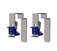 Jeffergarden Drawer Installation Clamps, Stainless Steel, 30-38mm | Drawer Fixing Clamp, Stainless Steel, Woodworking Positioning, 30-38mm Panel Compatibility, Blue Lock Button