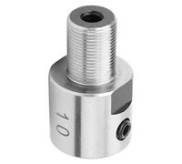 Jeffergarden Electric Drill Connecting Rod, Stainless Steel Mini Lathe Chuck, High Hardness, Compatible with K01-50/63 K02-50/63 Users for Machining (10mm Handle*M14*1)