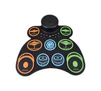 Jeffergarden Electric Drum Set with Drum Pad And Sticks, Drumsticks Foot Pedal, Supports Midi Various Audio Connection Headphone Jack 18 Hours Playtime